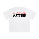 Mental Health Matters Aesthetic Graphic Tee-INNBLAC Fashion Apparel