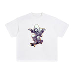 Ghost Skateboarding Graphic Tee-INNBLAC Fashion Apparel
