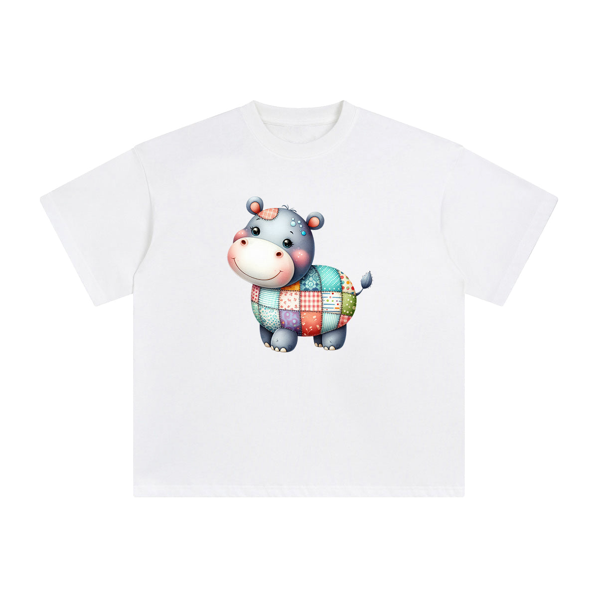 Hippo Graphic Tee-INNBLAC Fashion Apparel