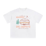 Camping Night Graphic Tee-INNBLAC Fashion Apparel