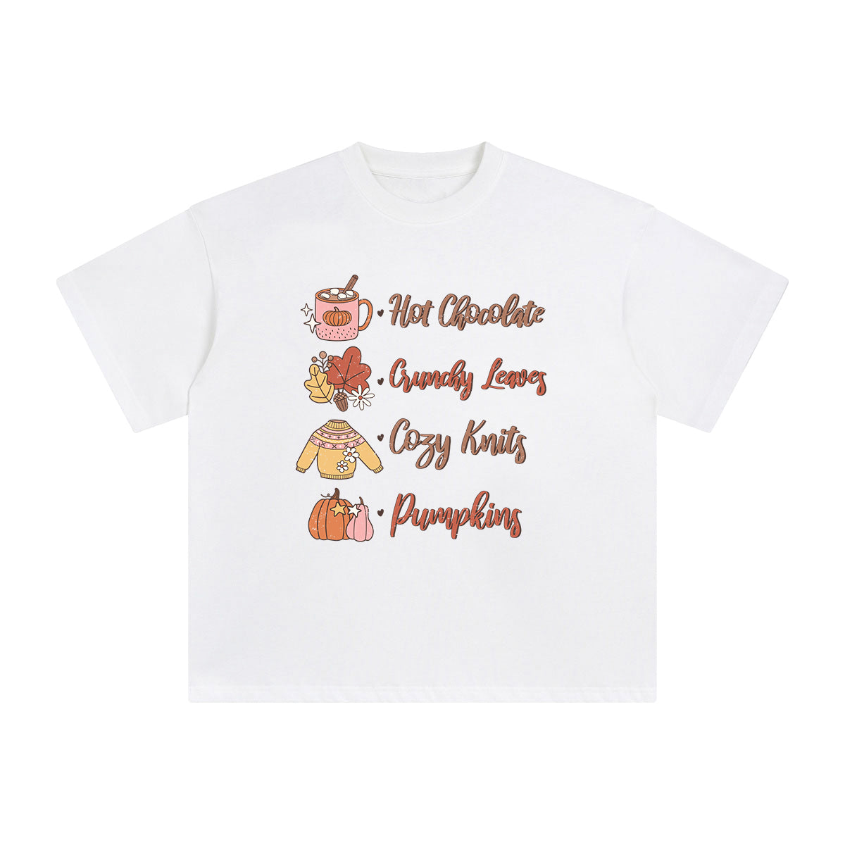 Retro Fall Graphic Tee-INNBLAC Fashion Apparel