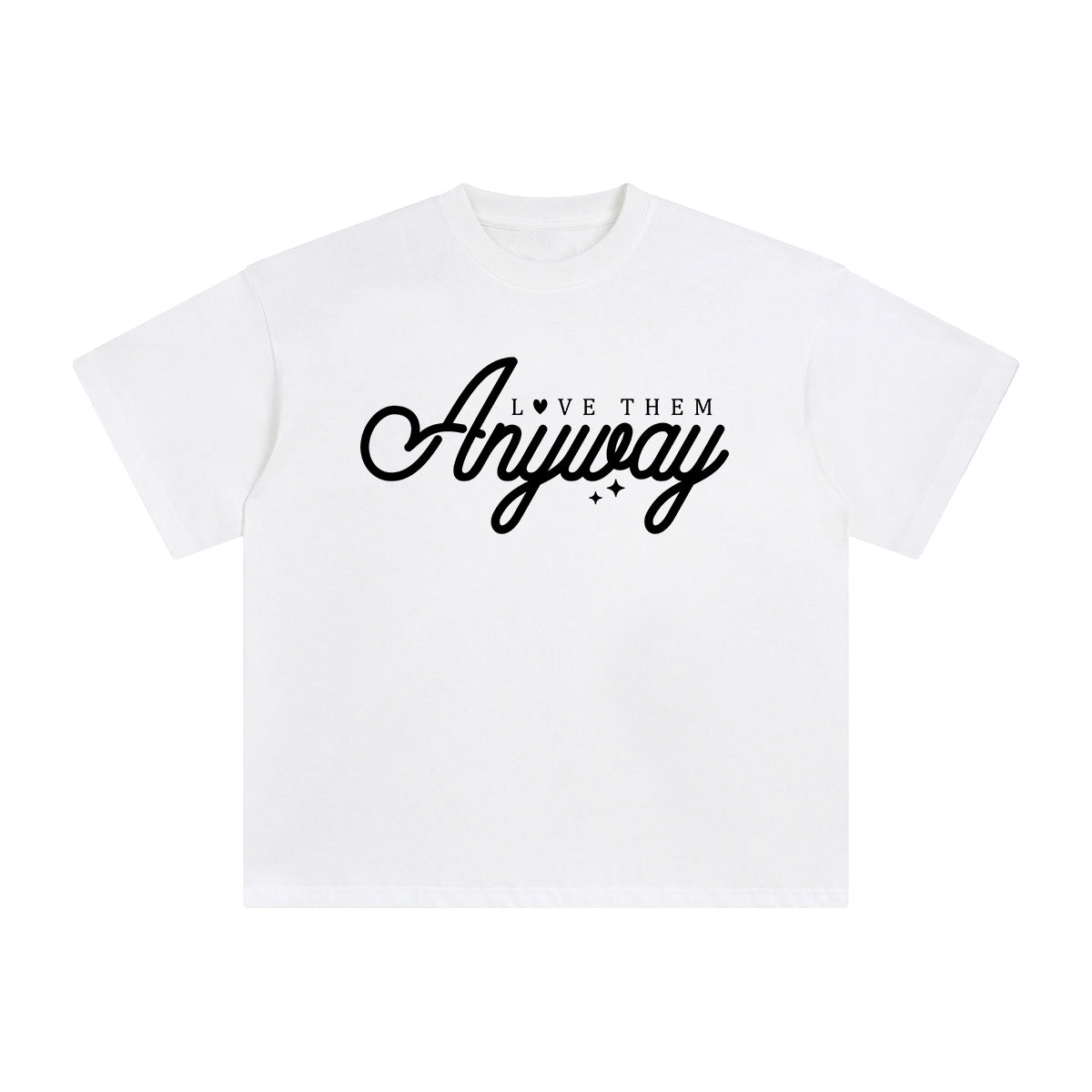 Love Them Anyway Graphic Tee-INNBLAC Fashion Apparel