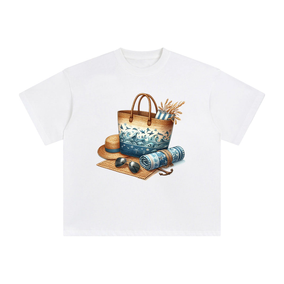 Gear for Beach Graphic Tee-INNBLAC Fashion Apparel