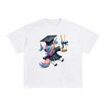 Graduation Unicorn Graphic Tee-INNBLAC Fashion Apparel