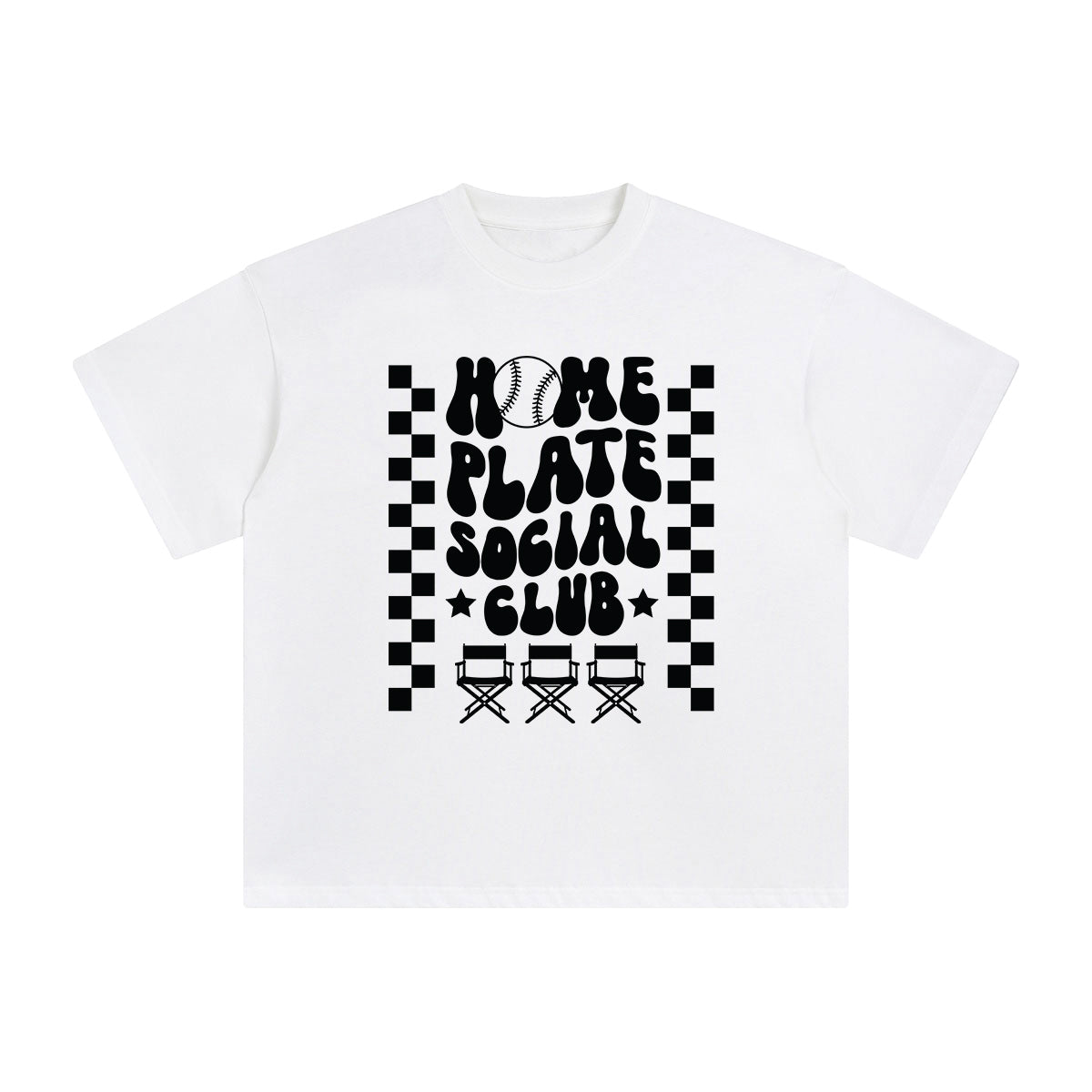 Home Plate Social Club Graphic Tee-INNBLAC Fashion Apparel