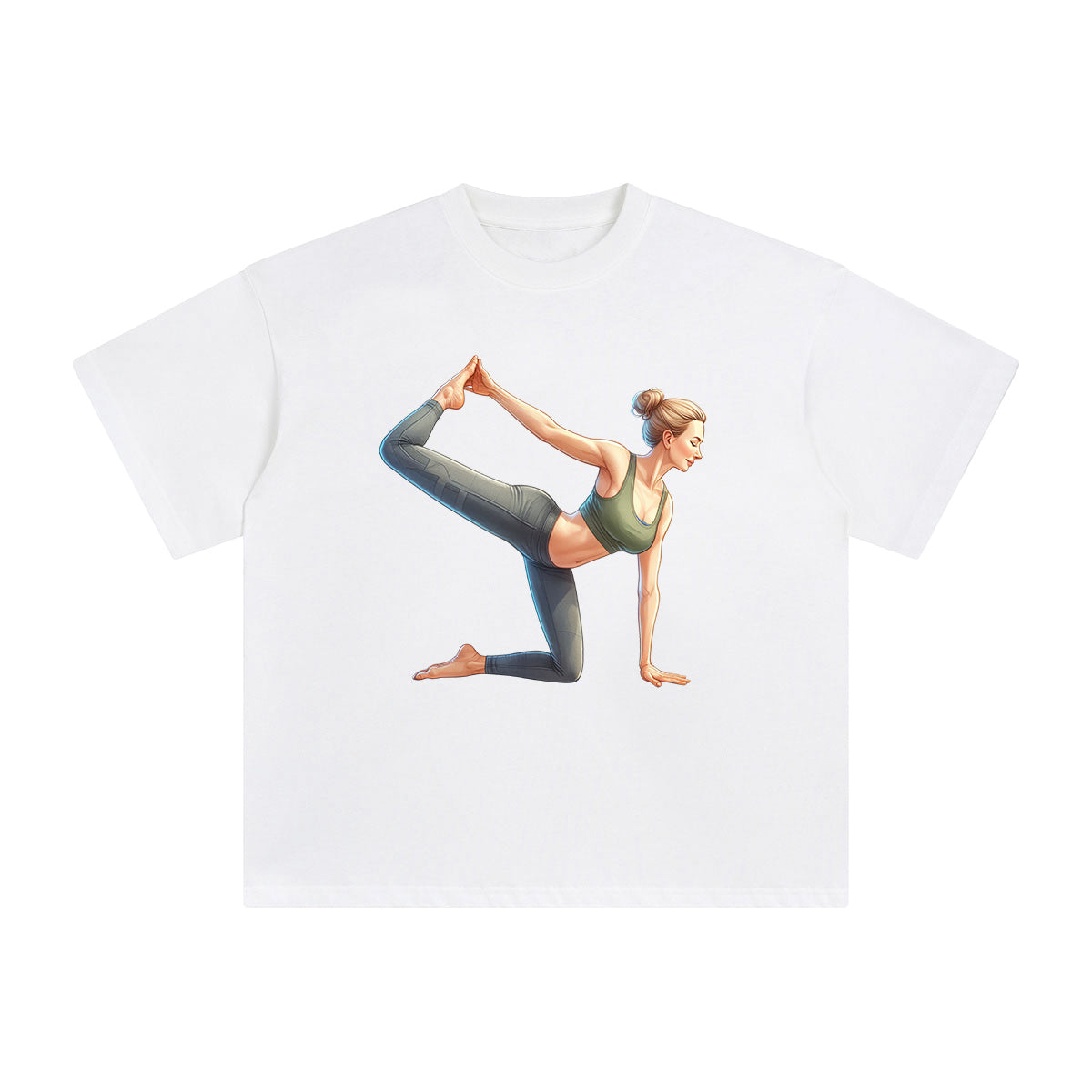 Yoga Mom Comic Graphic Tee-INNBLAC Fashion Apparel