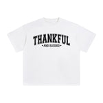 Thankful & Blessed Graphic Tee-INNBLAC Fashion Apparel