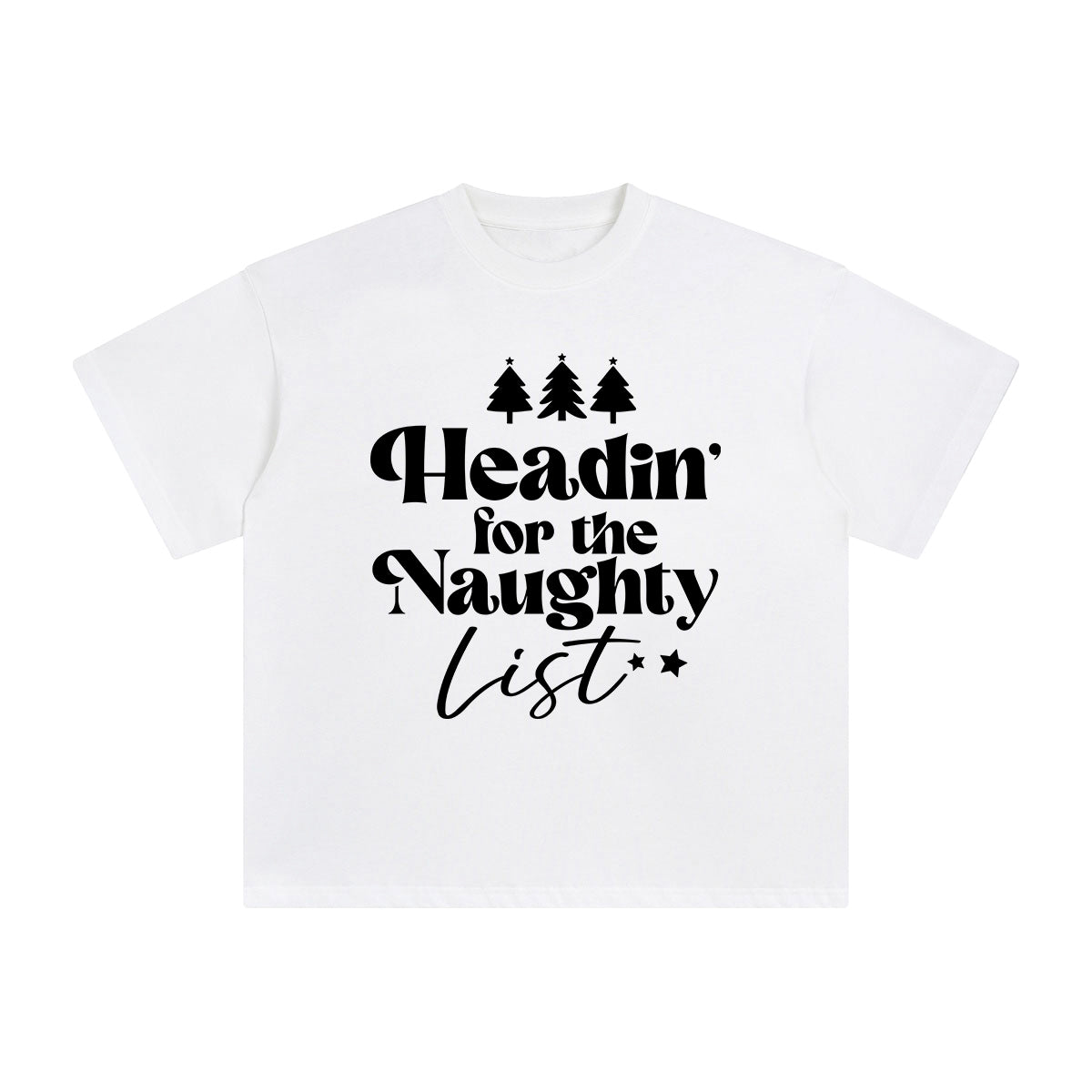 Christmas Tress Graphic Tee-INNBLAC Fashion Apparel