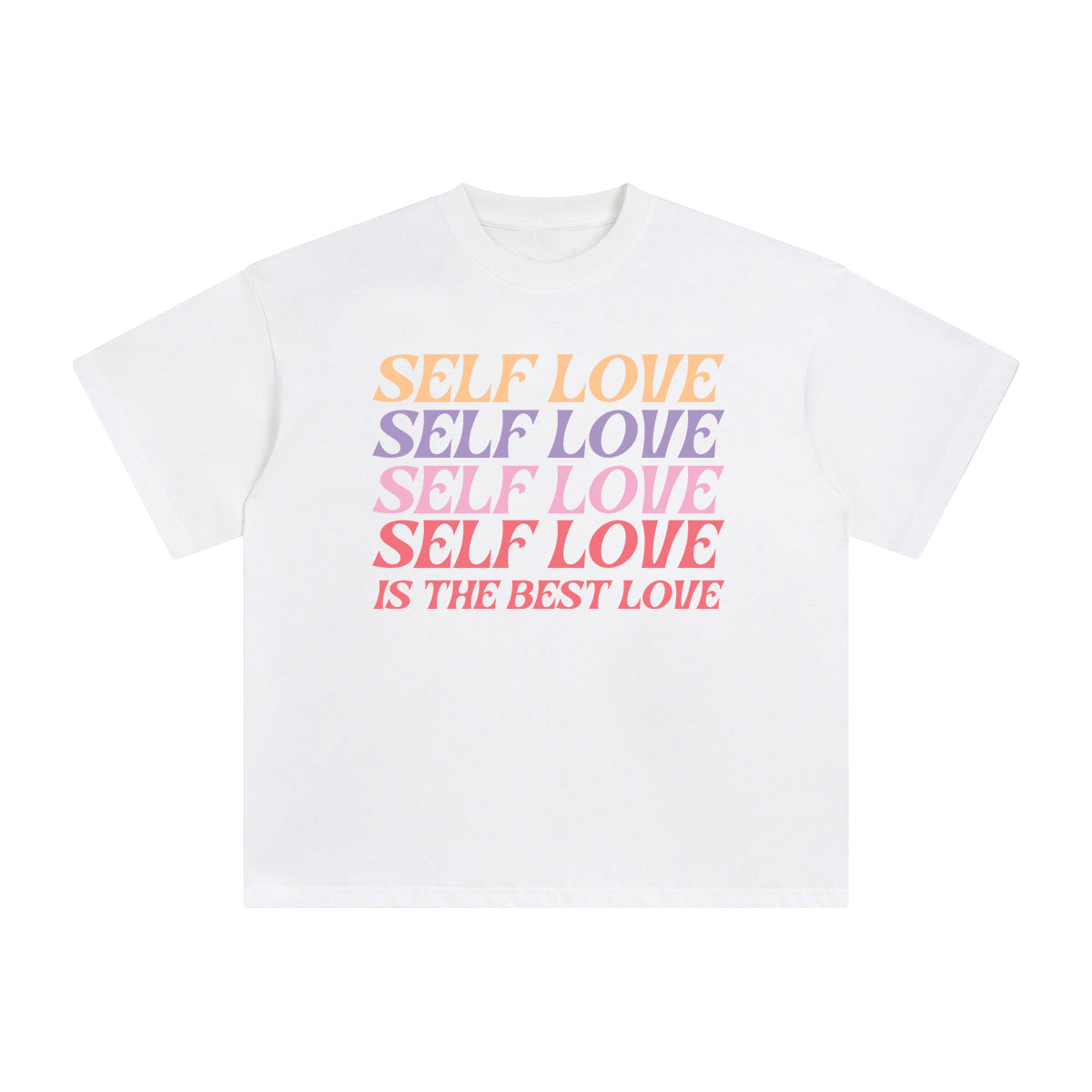Self Love Is The Best Love Graphic Tee-INNBLAC Fashion Apparel