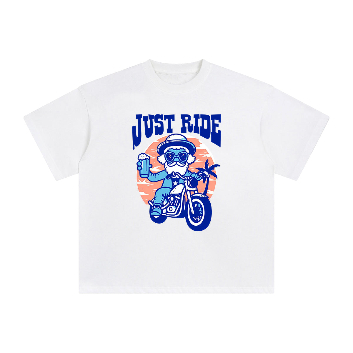 Just Ride Graphic Tee-INNBLAC Fashion Apparel