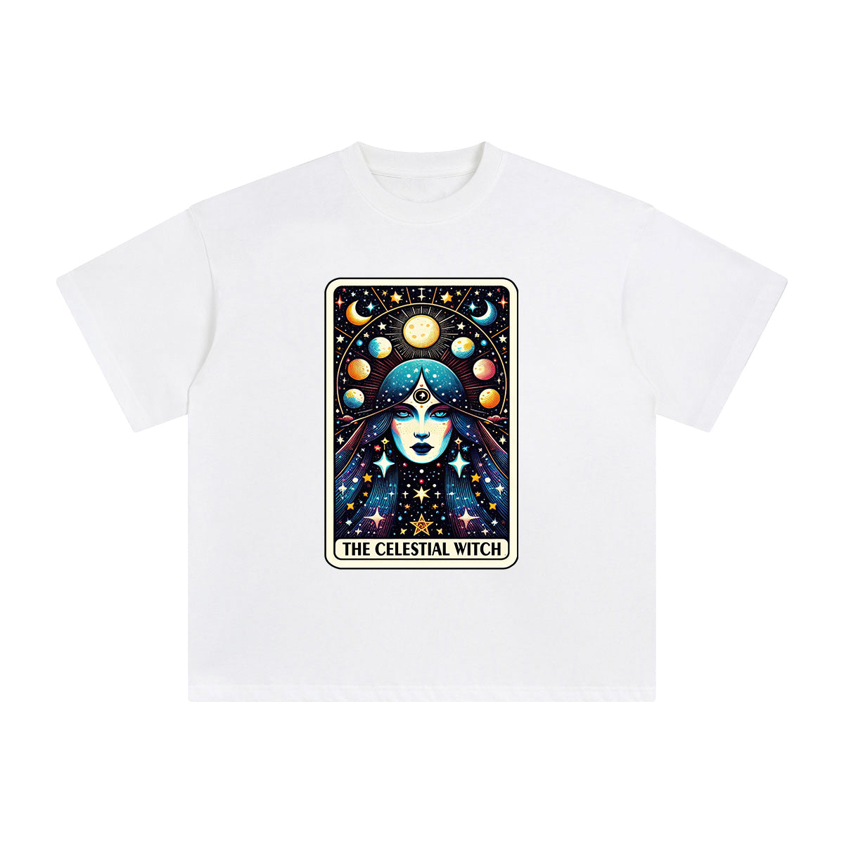The Celestial Witch Graphic Tee-INNBLAC Fashion Apparel