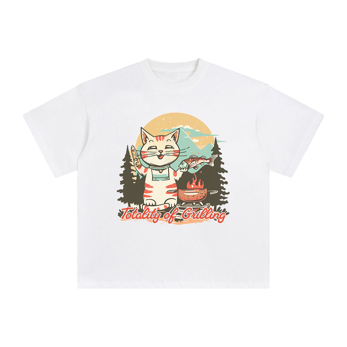 Totality Of Grilling Graphic Tee-INNBLAC Fashion Apparel