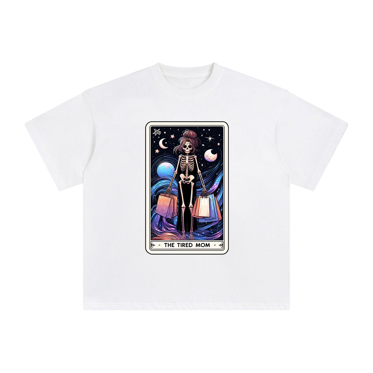 The Tired Mom Comic Graphic Tee-INNBLAC Fashion Apparel