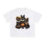 Three Black Cat Graphic Tee-INNBLAC Fashion Apparel