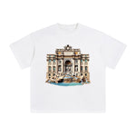 Trevi Fountain Graphic Tee-INNBLAC Fashion Apparel