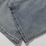 Light Wash Slight Flare Mid Rise Vintage Jeans