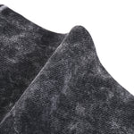 Stone-Washed Distressed Loose-Fit Sweatshirt