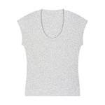 Classic Scoop-Neck Ribbed Sleeveless Top 250gsm
