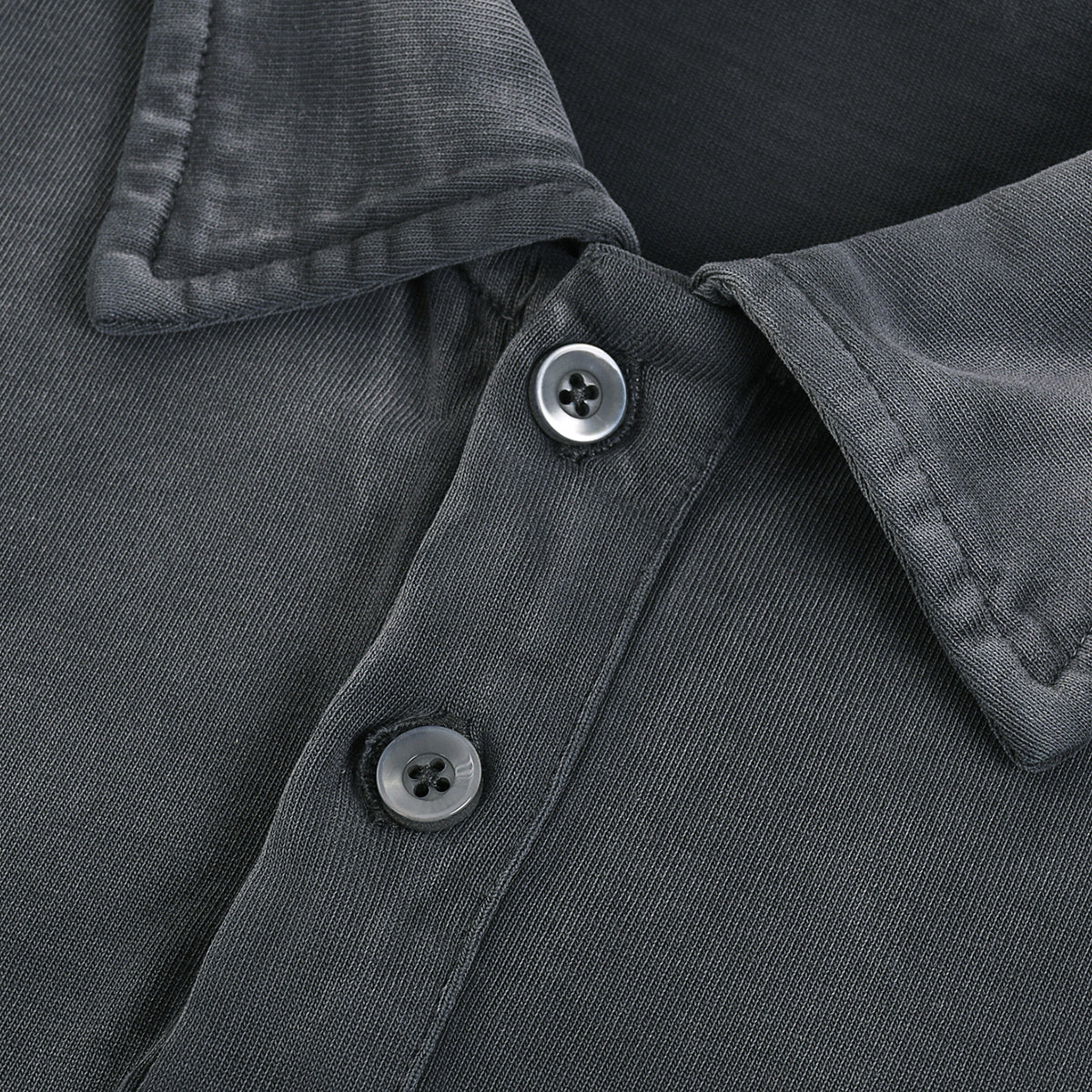 Gradient-Fade Cotton Polo Shirt 9.3oz