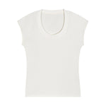 Classic Scoop-Neck Ribbed Sleeveless Top 250gsm