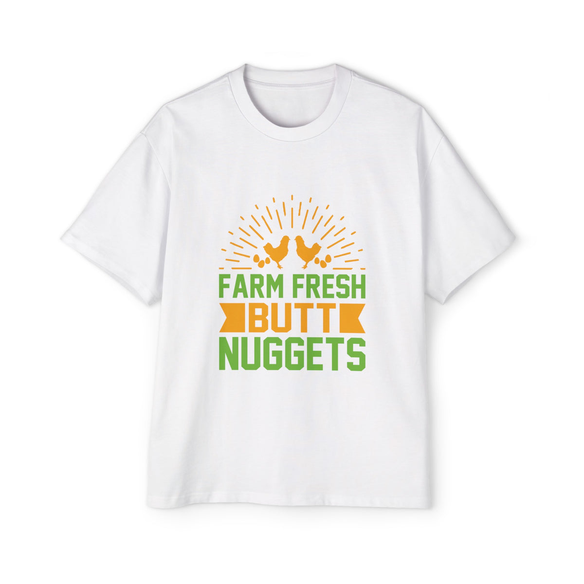Farm Fresh Butt Nuggets Graphic Tee-INNBLAC Fashion Apparel
