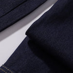 Wide Leg Utility Indigo Denim Pants