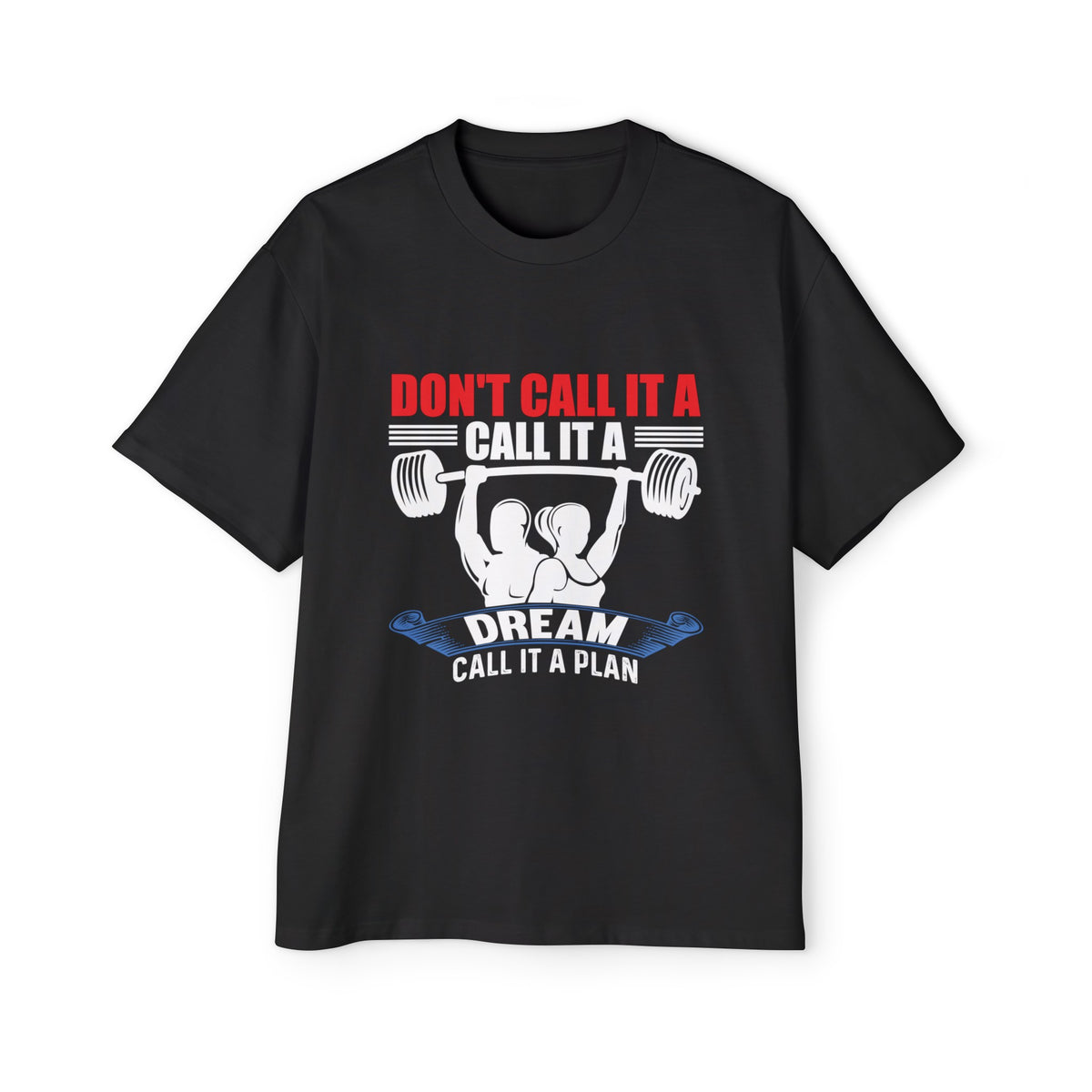 Quote & Weightlifting Graphic Tee-INNBLAC Fashion Apparel