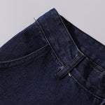 Vintage Style Embroidered Washed Wide Leg Pants