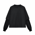 Boxy Fit Two-Layer Sleeve T-Shirt 280gsm