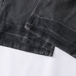 Vintage Whisker Wash Wide-Leg Jeans