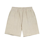 Raw Edge Washed Short Pants-INNBLAC Fashion Apparel