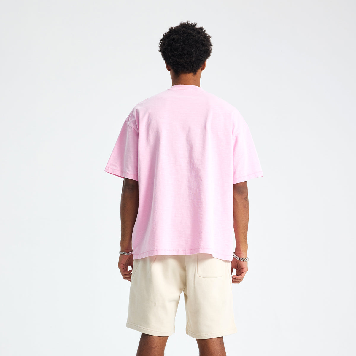 Loose Fit Distressed Cotton Tee 8oz