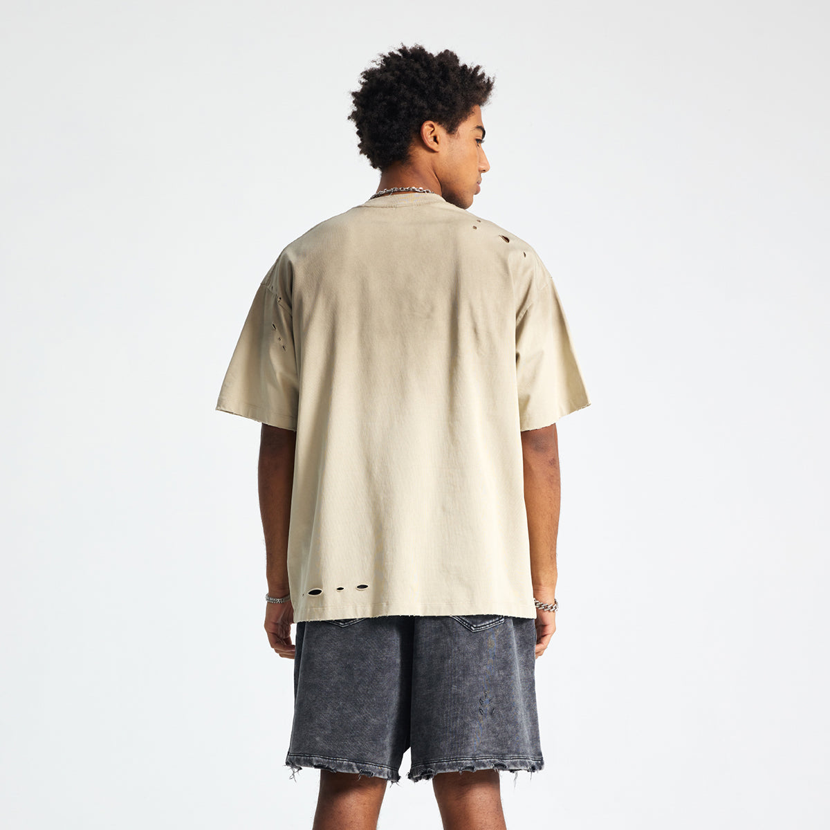 Vintage Distressed Baggy T Shirt 7.5oz