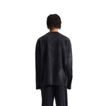 Faded Color Block Pocket Long Sleeve