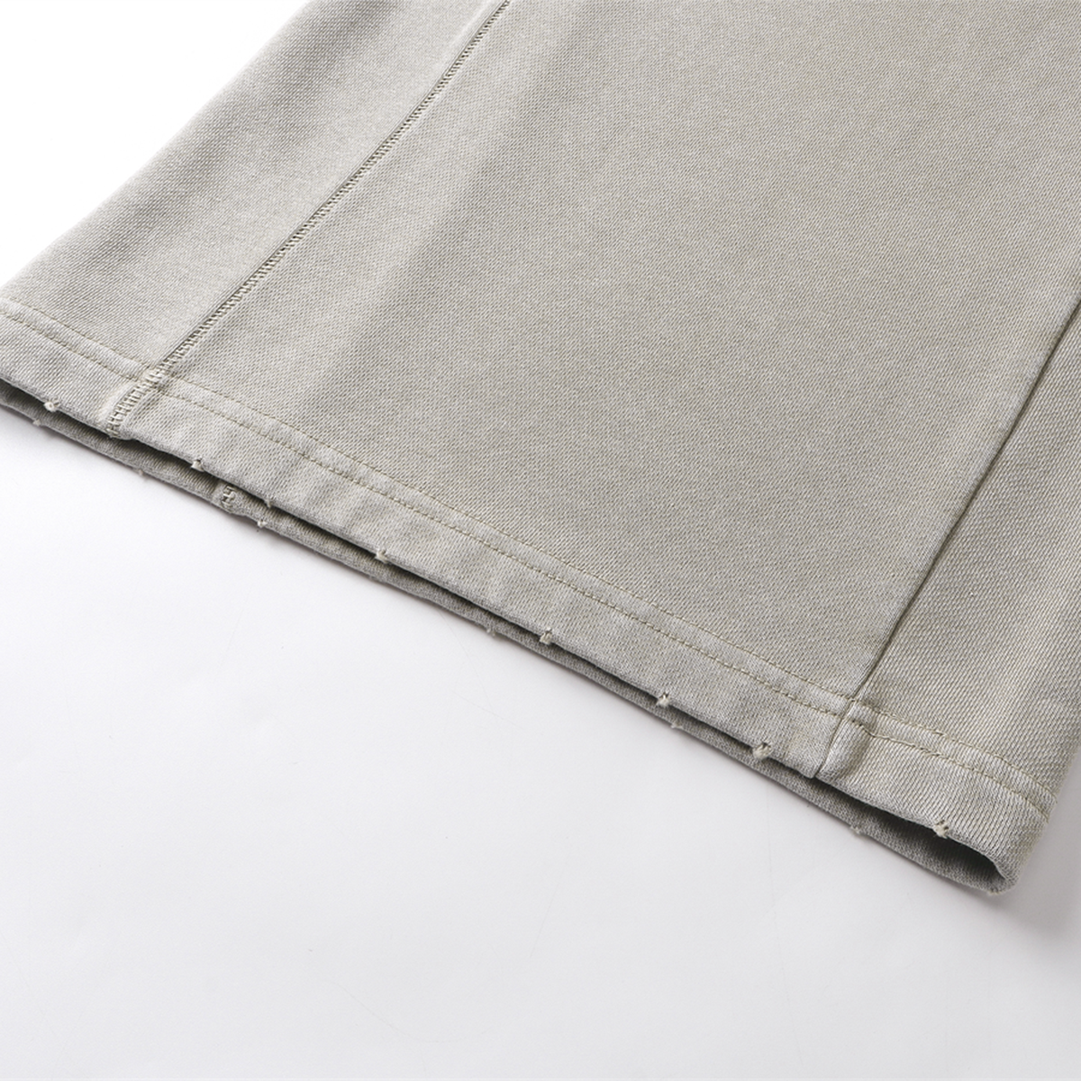 Vintage Washed Distressed Hem Sweatpants