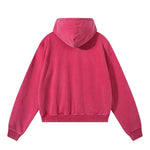 Snow Wash Vintage Distressed Ripped Hoodie