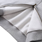 Sudadera con capucha y cremallera lavada de doble cursor