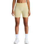 Pantalones cortos de running de tiro alto sin costuras