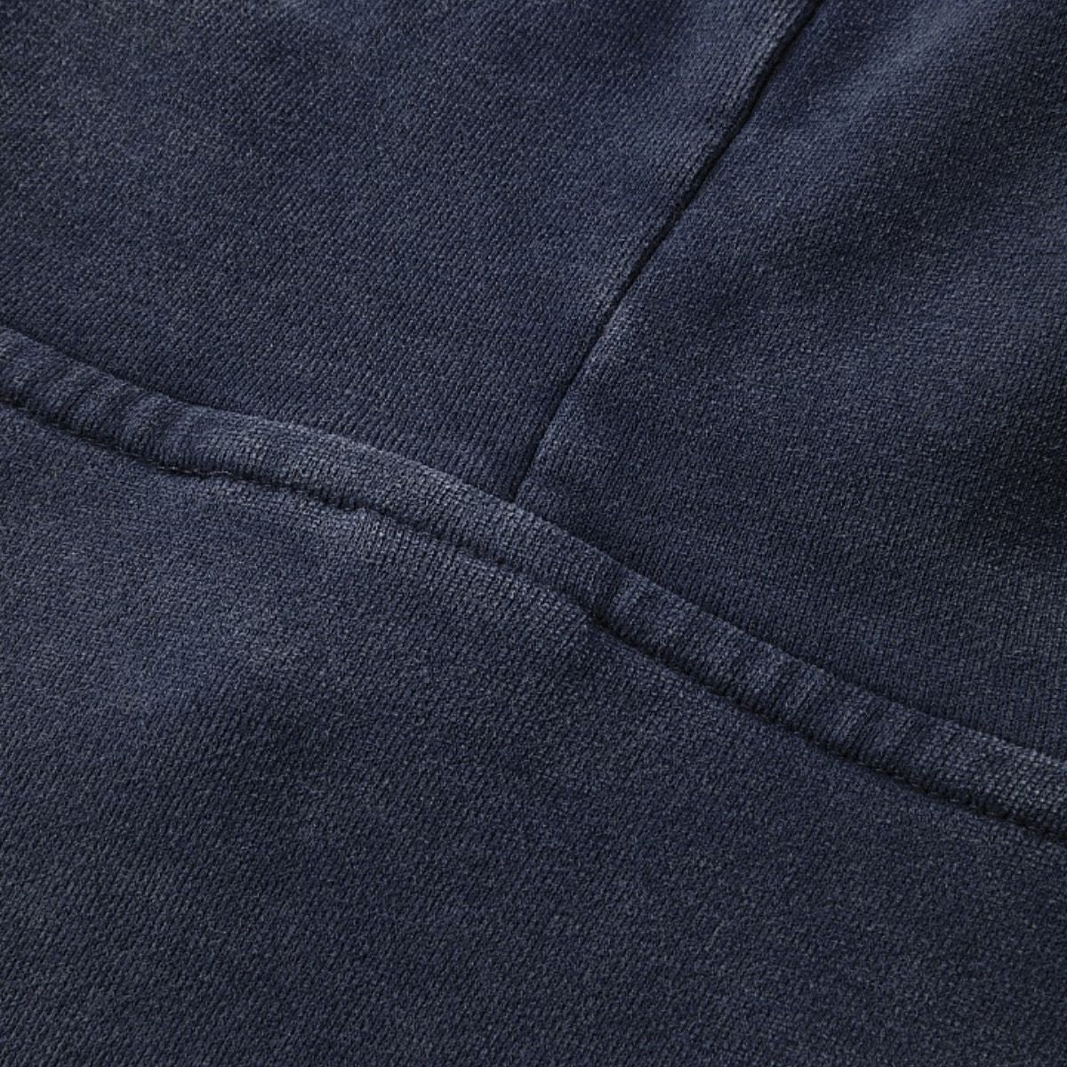 Vintage 370G Brushed Cotton Snow‑Washed Boxy Drop‑Shoulder Hoodie