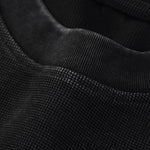 340G Vintage Wash Waffle Knit Relaxed Fit T-Shirt