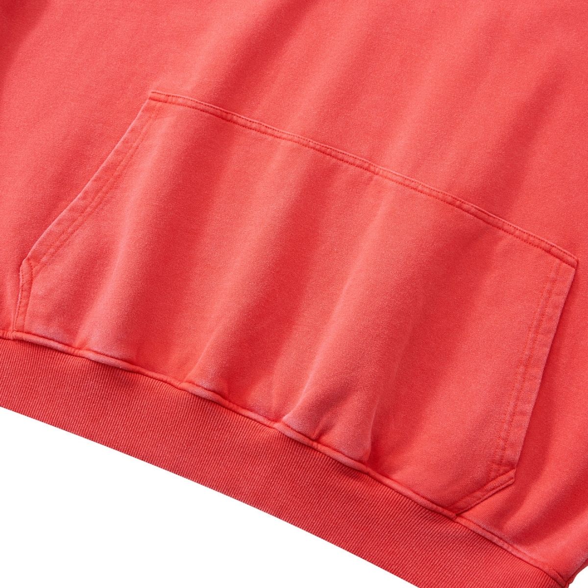 Cotton Heavyweight Washed Distressed Terry Hoodie
