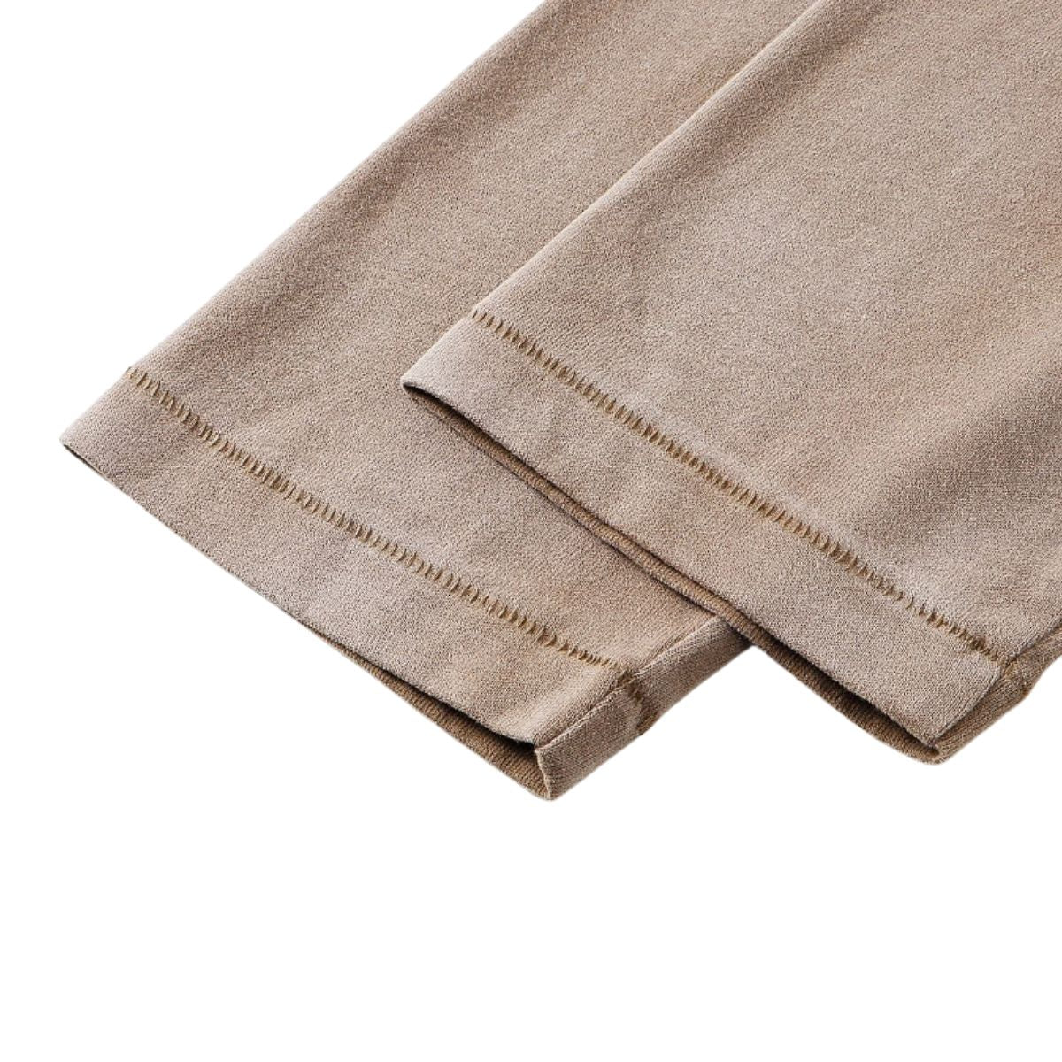 Whisker Wash Frayed Soft Brushed Vintage Long Sleeve Tee