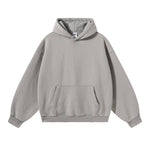 Sudadera con capucha de felpa de novio de gran tamaño