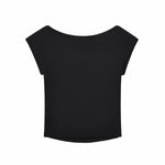 Solid Slim Fit Cropped Hot Girl Tee