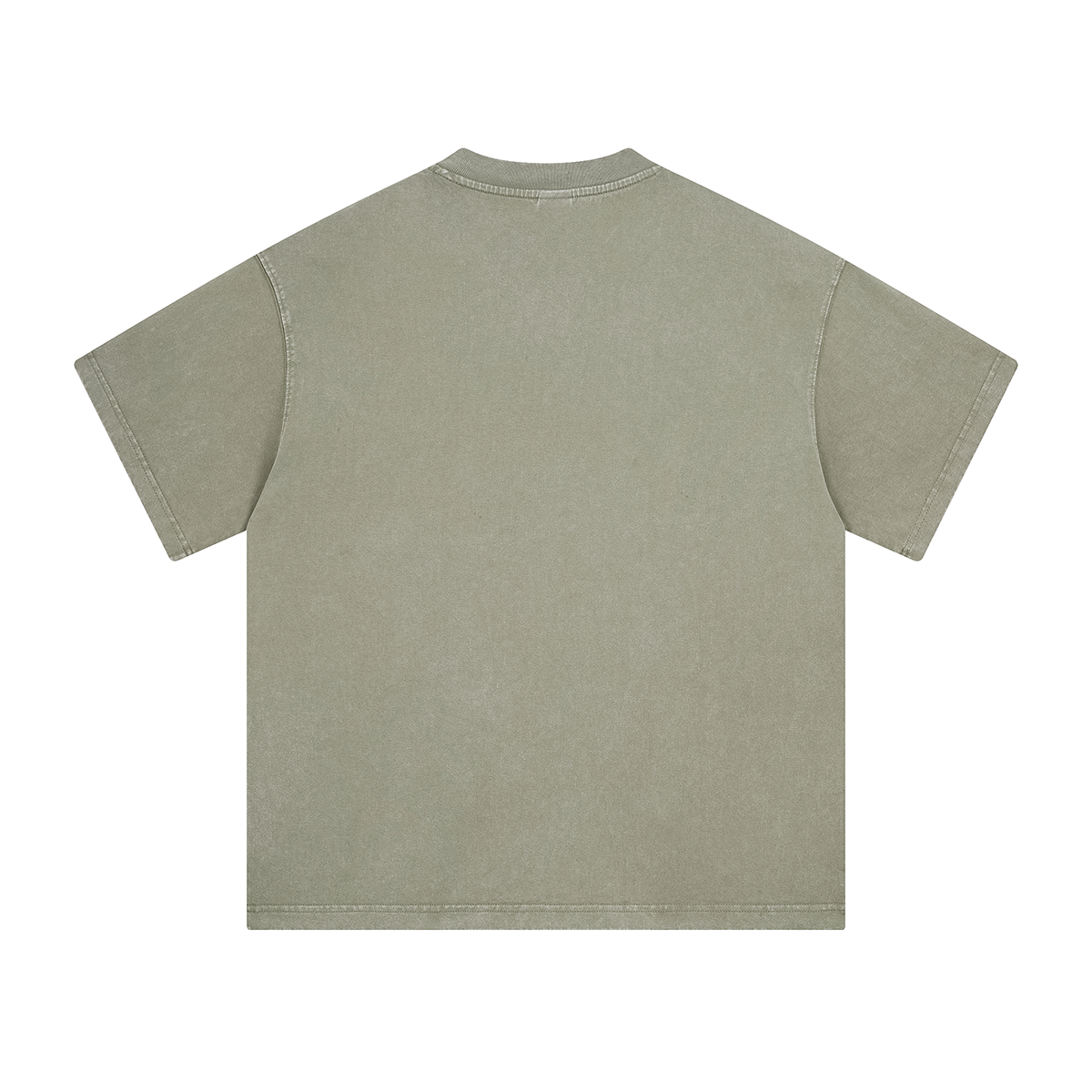 Camiseta Batik Vintage Lavada con Cuello en V de 7.5 oz