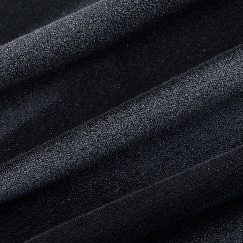 Stripe Tie-Dye Distressed Edge Tee 7.5oz