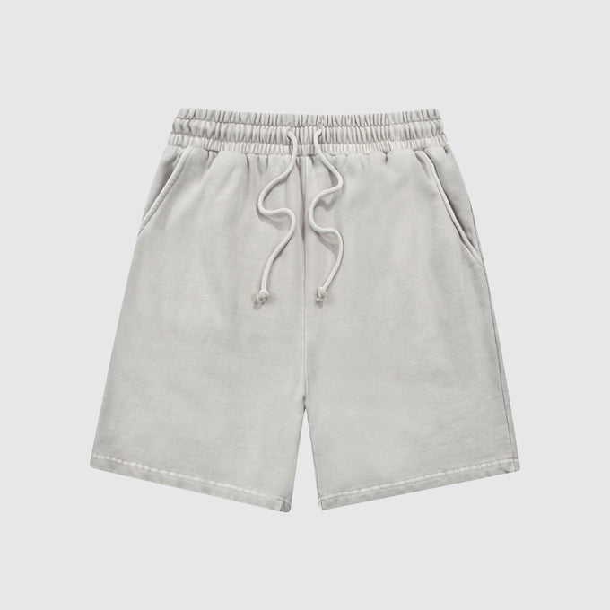 Stone Wash Loose Fit Shorts
