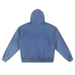 Heavyweight Washed Cotton Baggy Hoodie