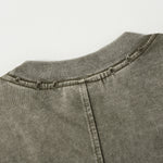 Streetwear Inspired Color Blocked Washed Casual Cotton Tee