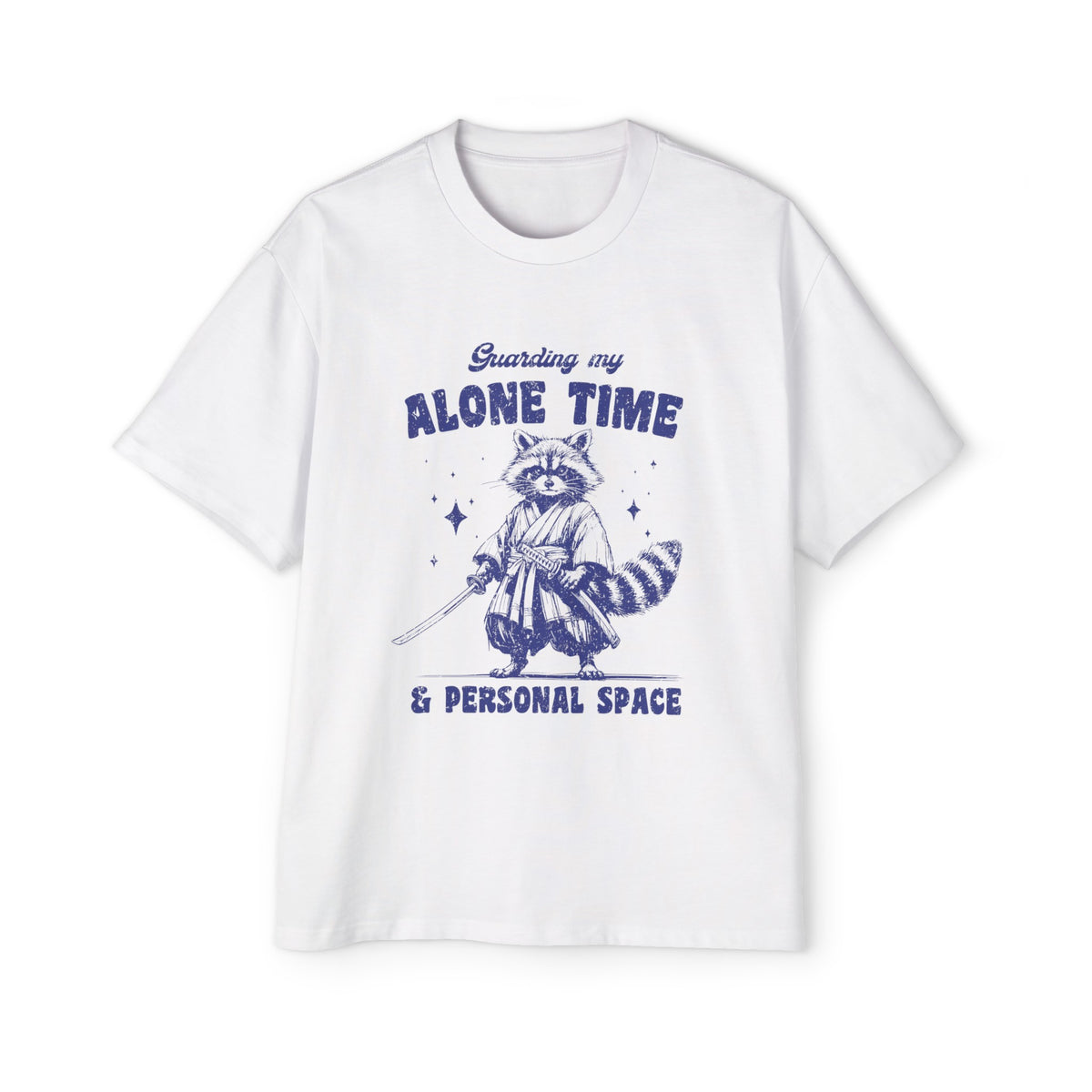 Samurai Raccoon Graphic Tee-INNBLAC Fashion Apparel